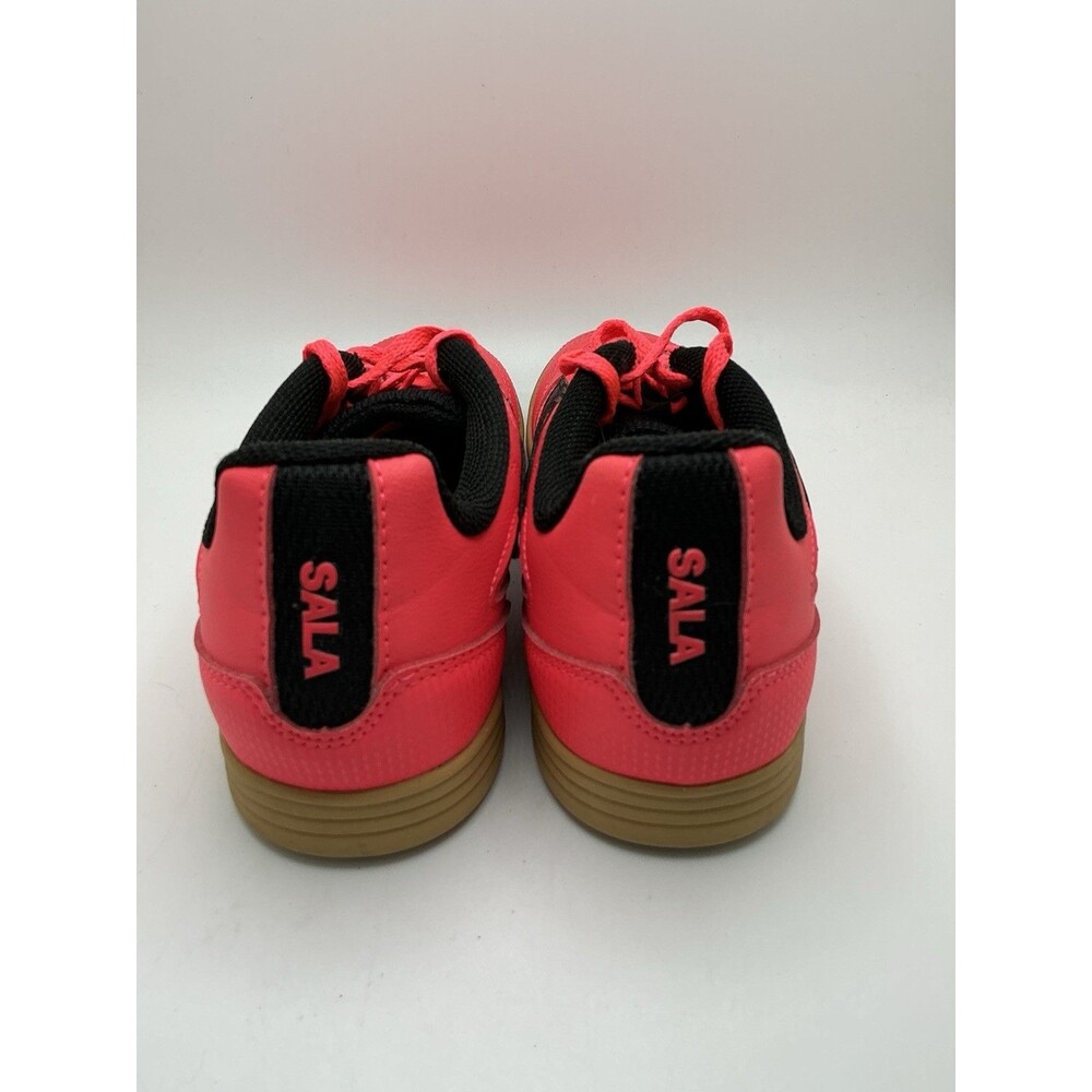 Kids Adidas Super Sala 2 IN Indoor Soccer Shoes | Turbo/Black Colorway | Size 3 - Picture 2 of 7